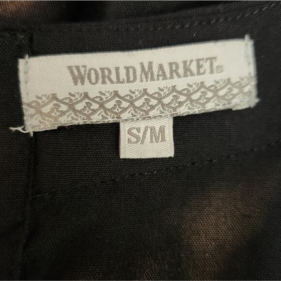 World Market Boho Embroidered tunic or mini dress small/ medium - Picture 6 of 7